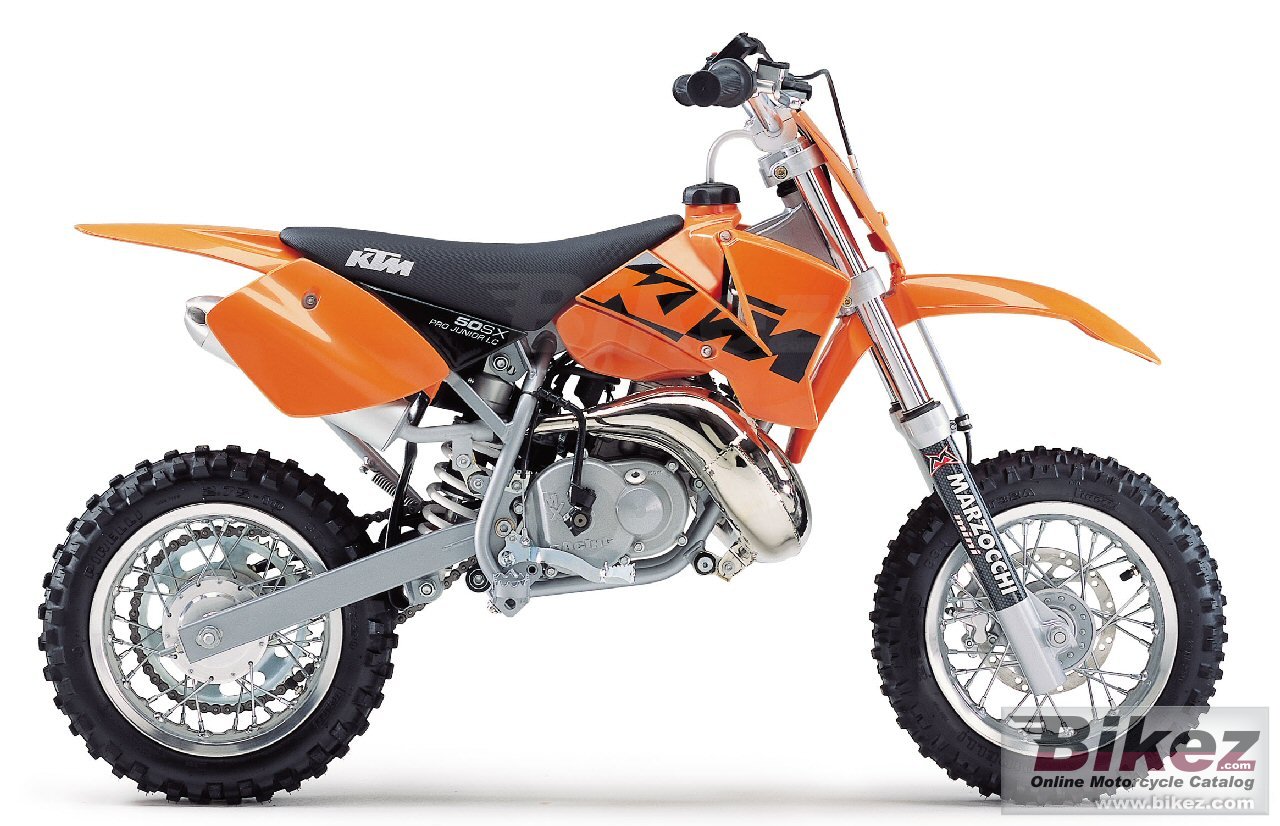 Big The respective copyright holder or manufacturer 50 sx pro junior lc picture and wallpaper from Bikez.com